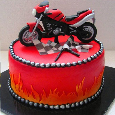 Торт красный мотоцикл купить - серпухов.сладкоежкин.рф