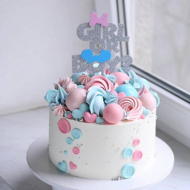 Торт "Girl or Boy" купить - серпухов.сладкоежкин.рф