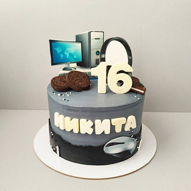 Торт "Компьютер" купить - серпухов.сладкоежкин.рф