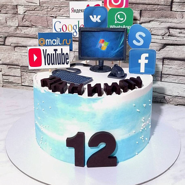 Торт "Соц-сети" купить - серпухов.сладкоежкин.рф