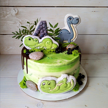 Торт "Динозавры" купить - серпухов.сладкоежкин.рф